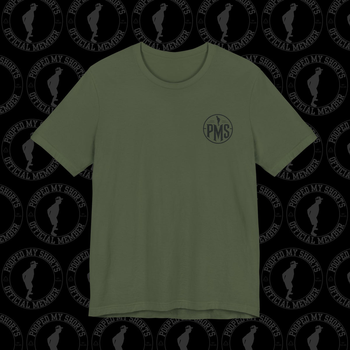 Military Green graphic T-shirt