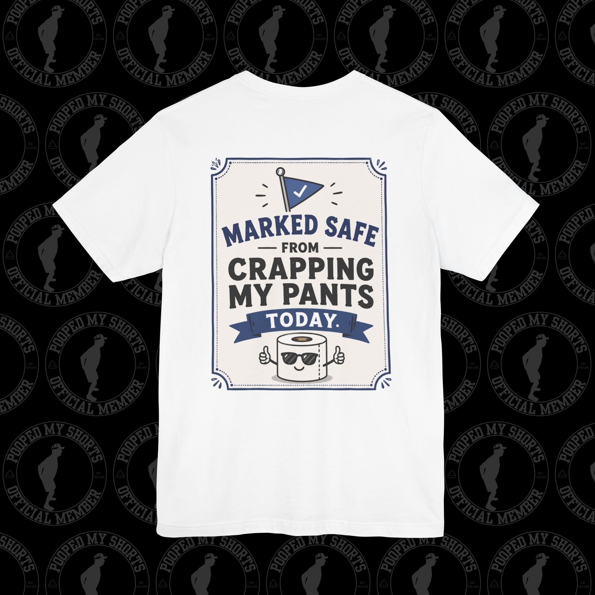 White graphic T-shirt