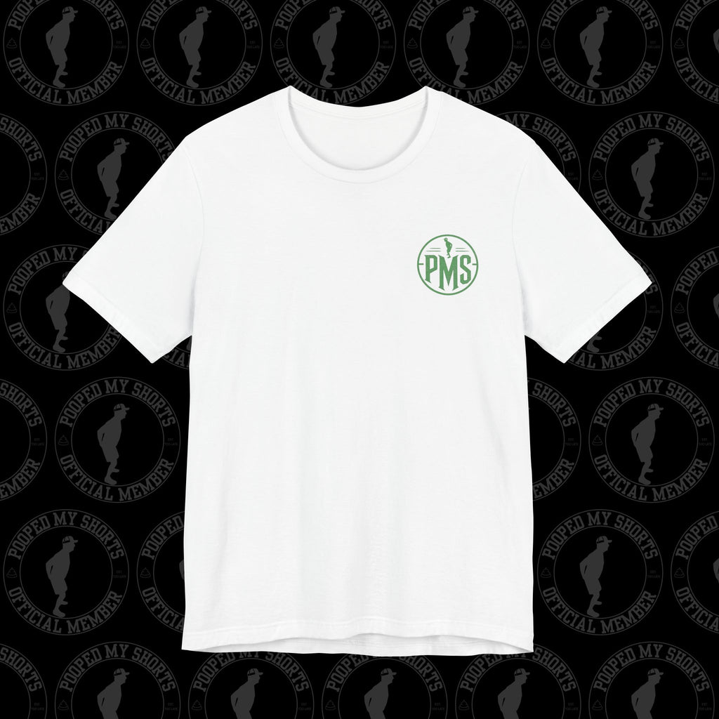 White graphic T-shirt