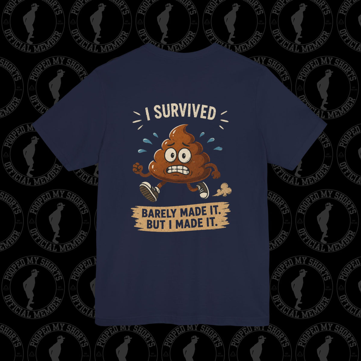Navy graphic T-shirt