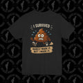 Black graphic T-shirt