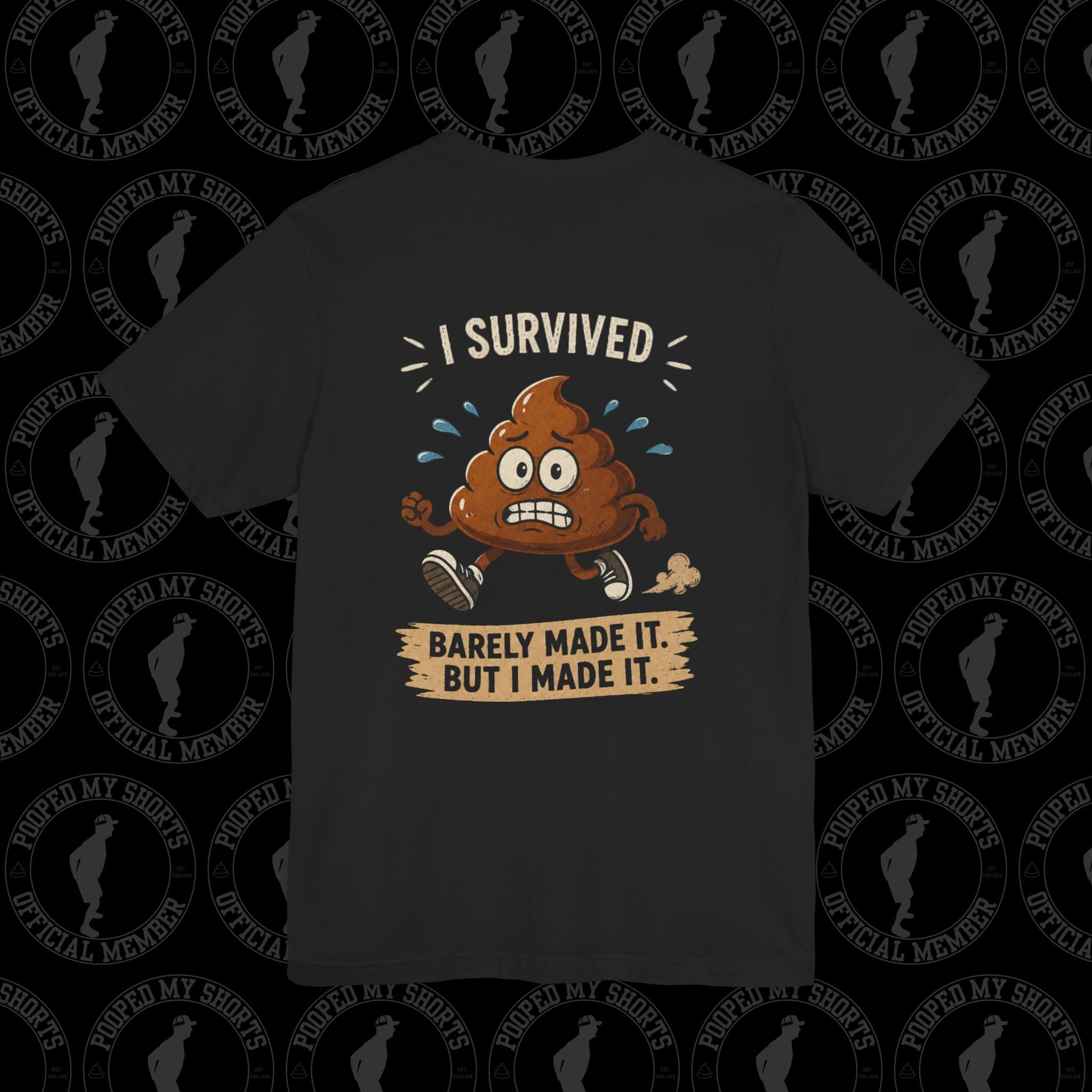 Black graphic T-shirt