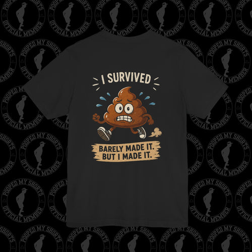 Black graphic T-shirt