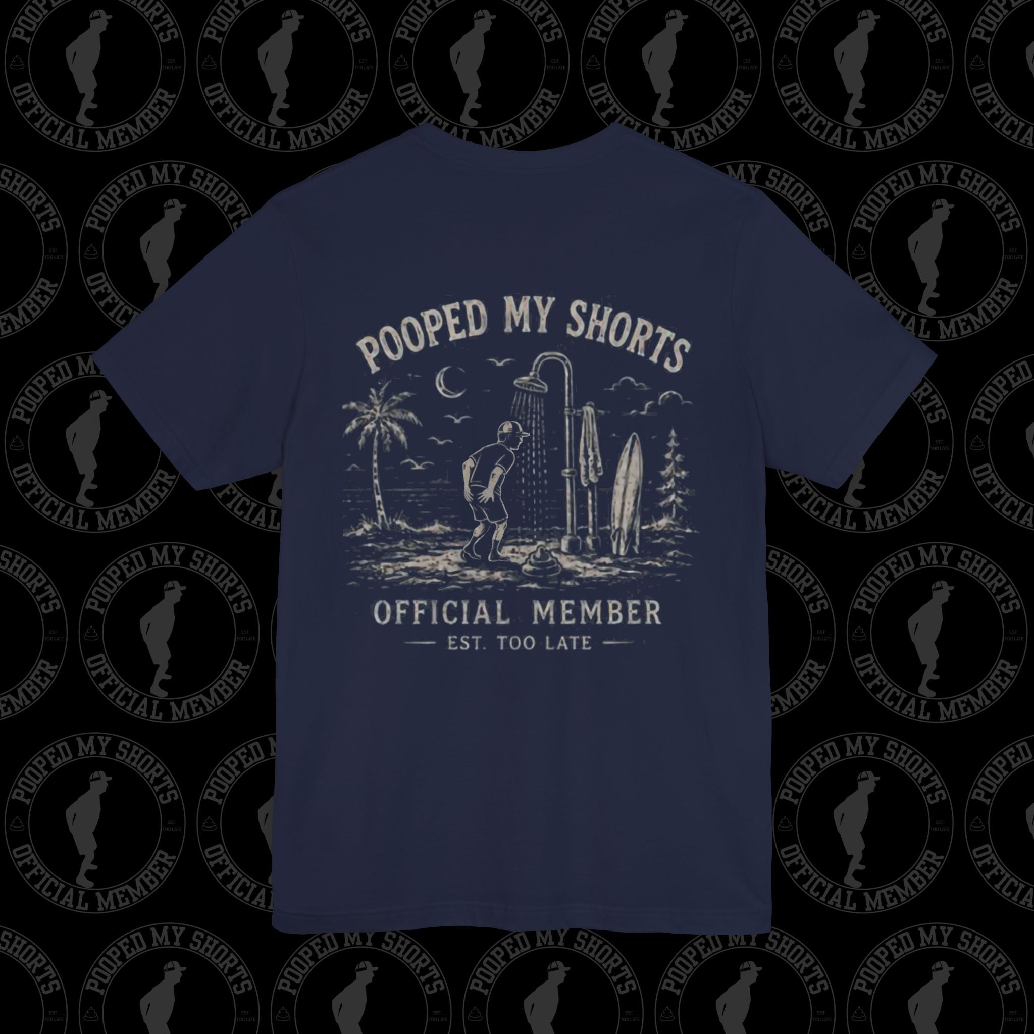 Navy graphic T-shirt