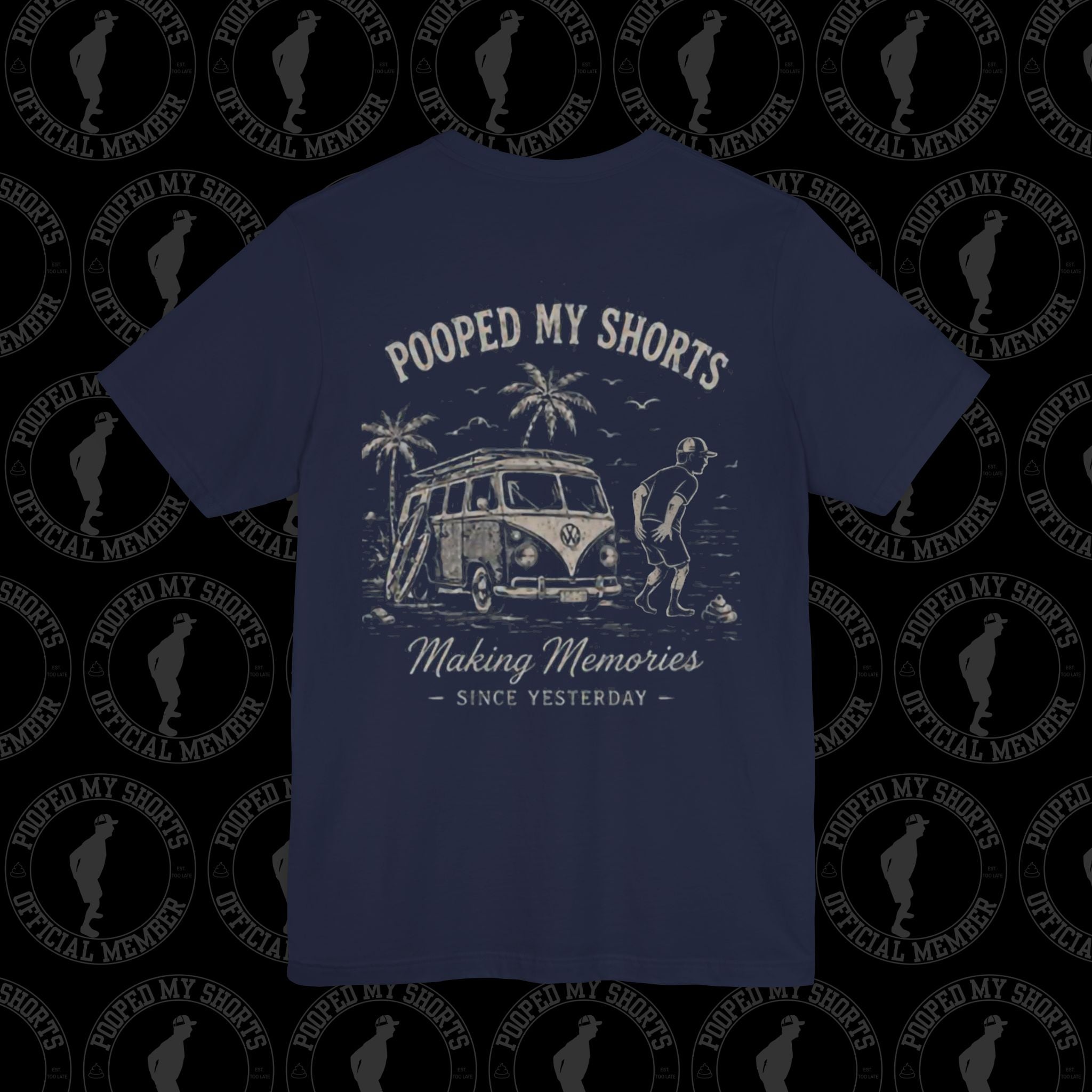 Navy graphic T-shirt