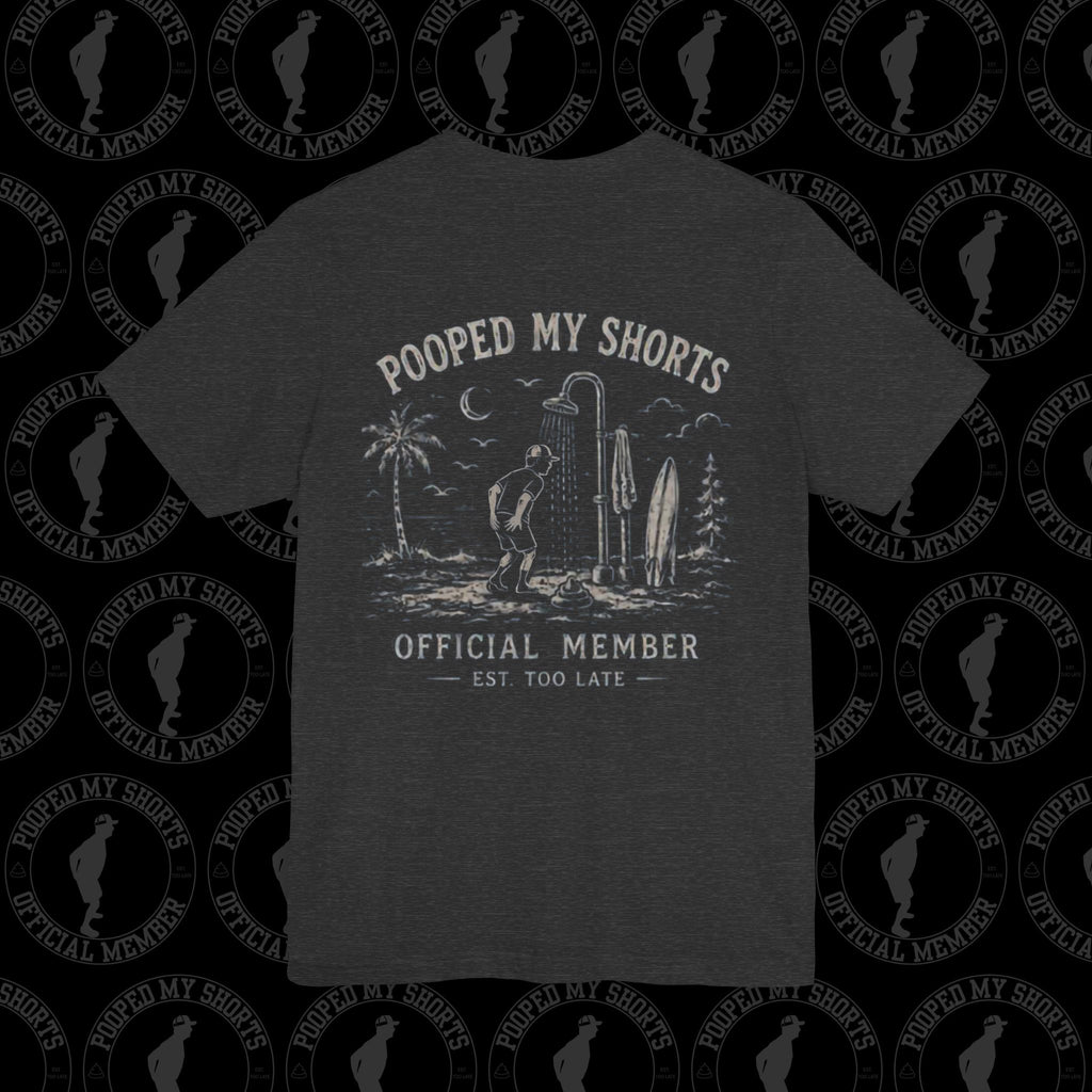 Dark Grey Heather graphic T-shirt