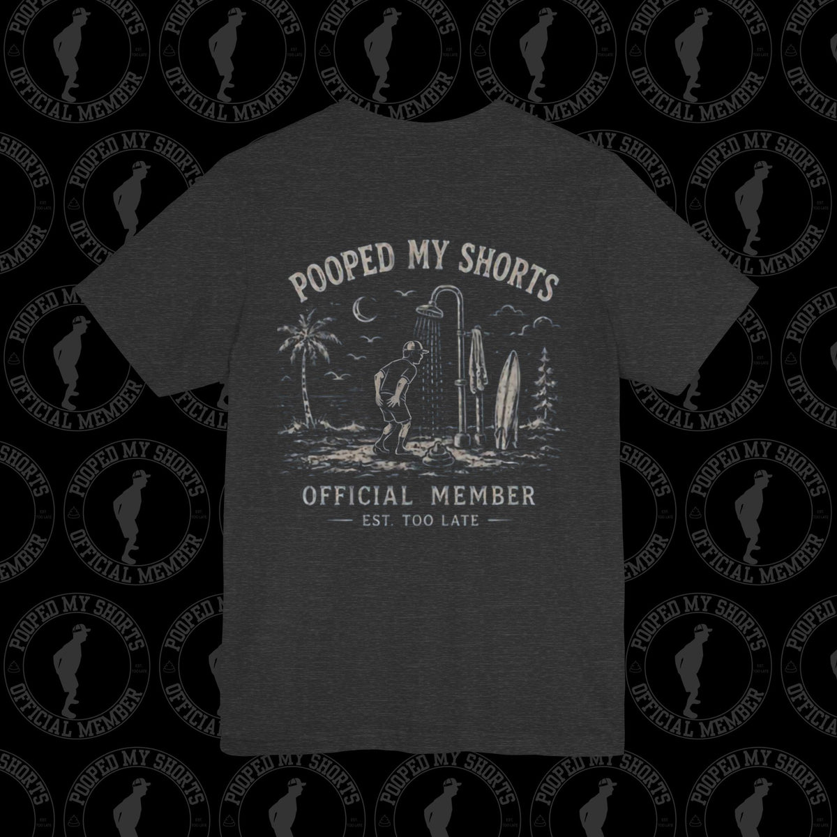 Dark Grey Heather graphic T-shirt