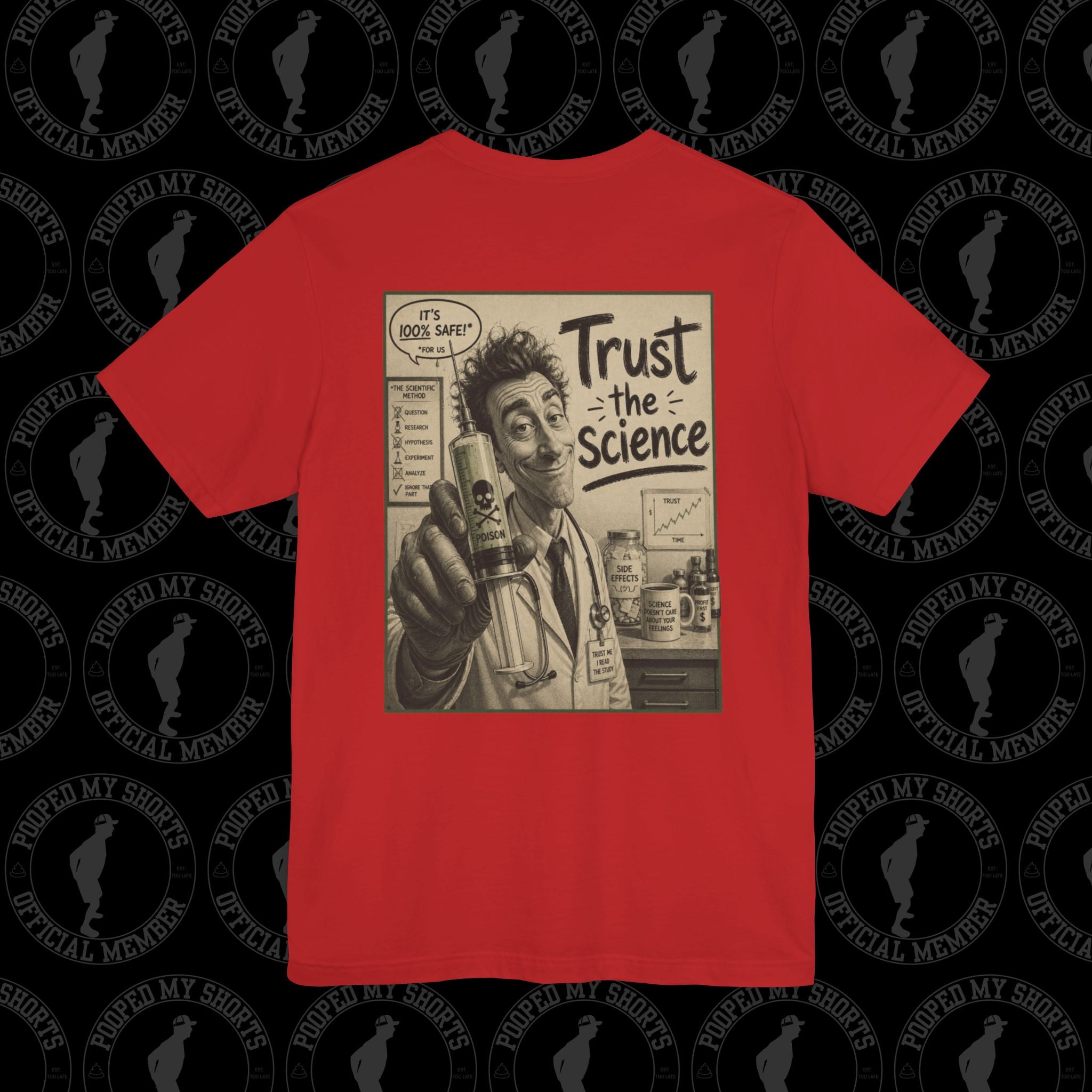 Red graphic T-shirt