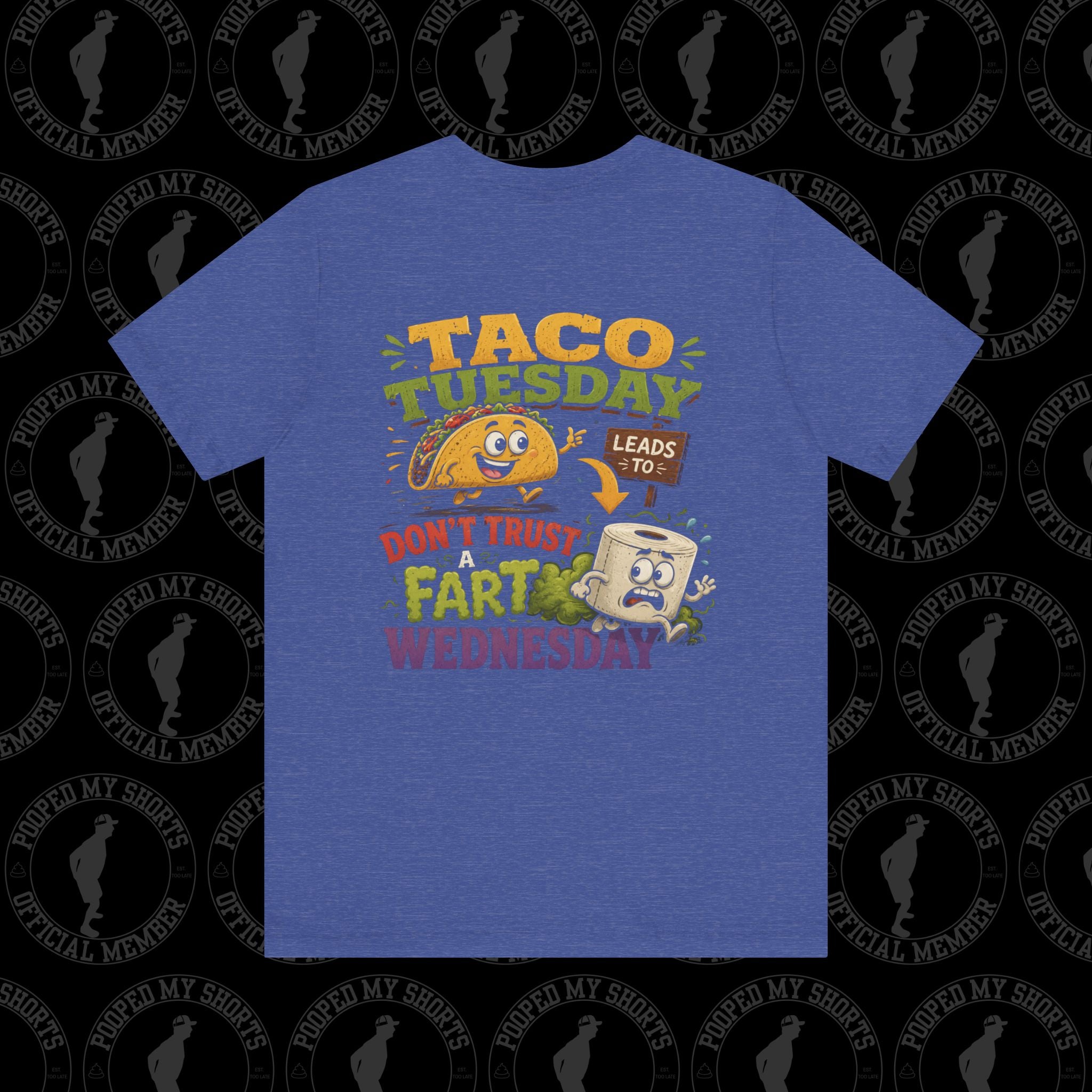 Heather True Royal graphic T-shirt