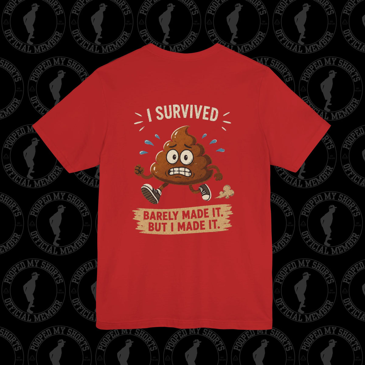 Red graphic T-shirt