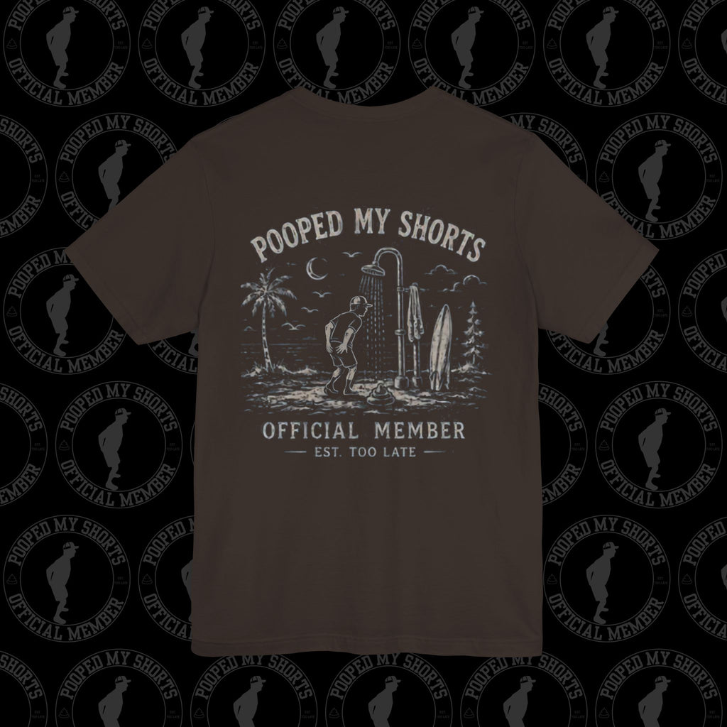 Brown graphic T-shirt