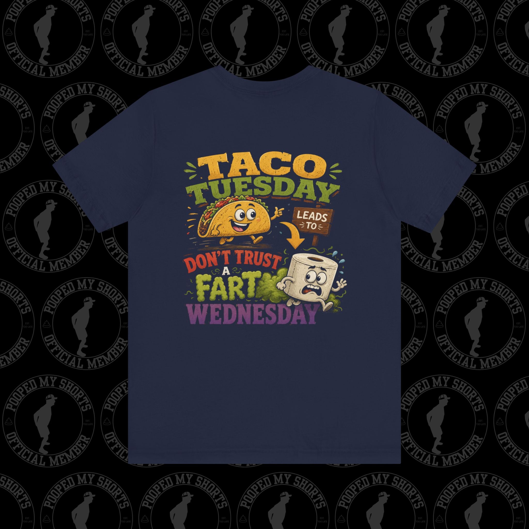 Navy blue graphic t-shirt