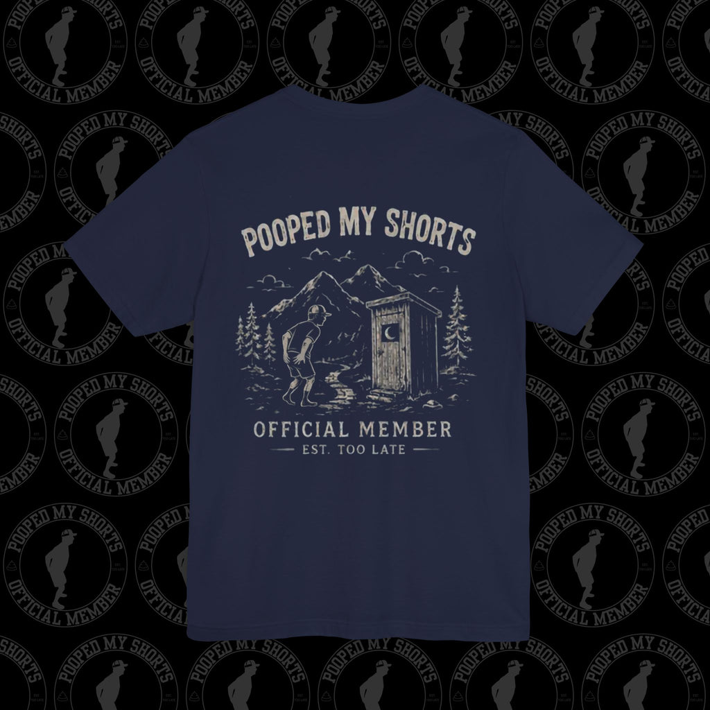 Navy graphic T-shirt