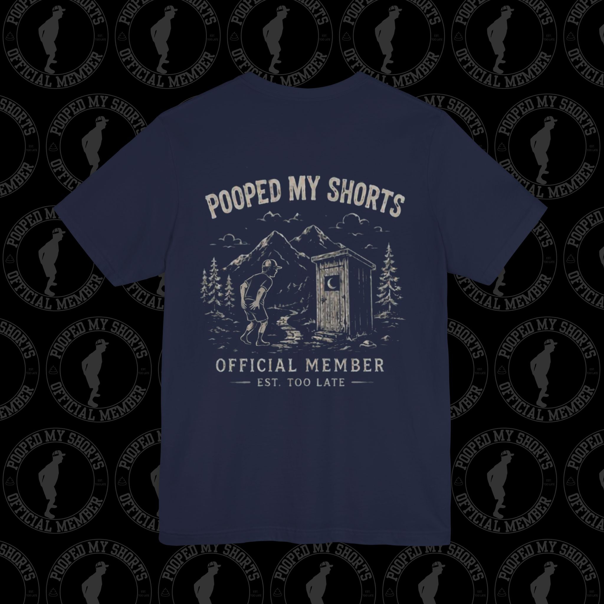 Navy graphic T-shirt