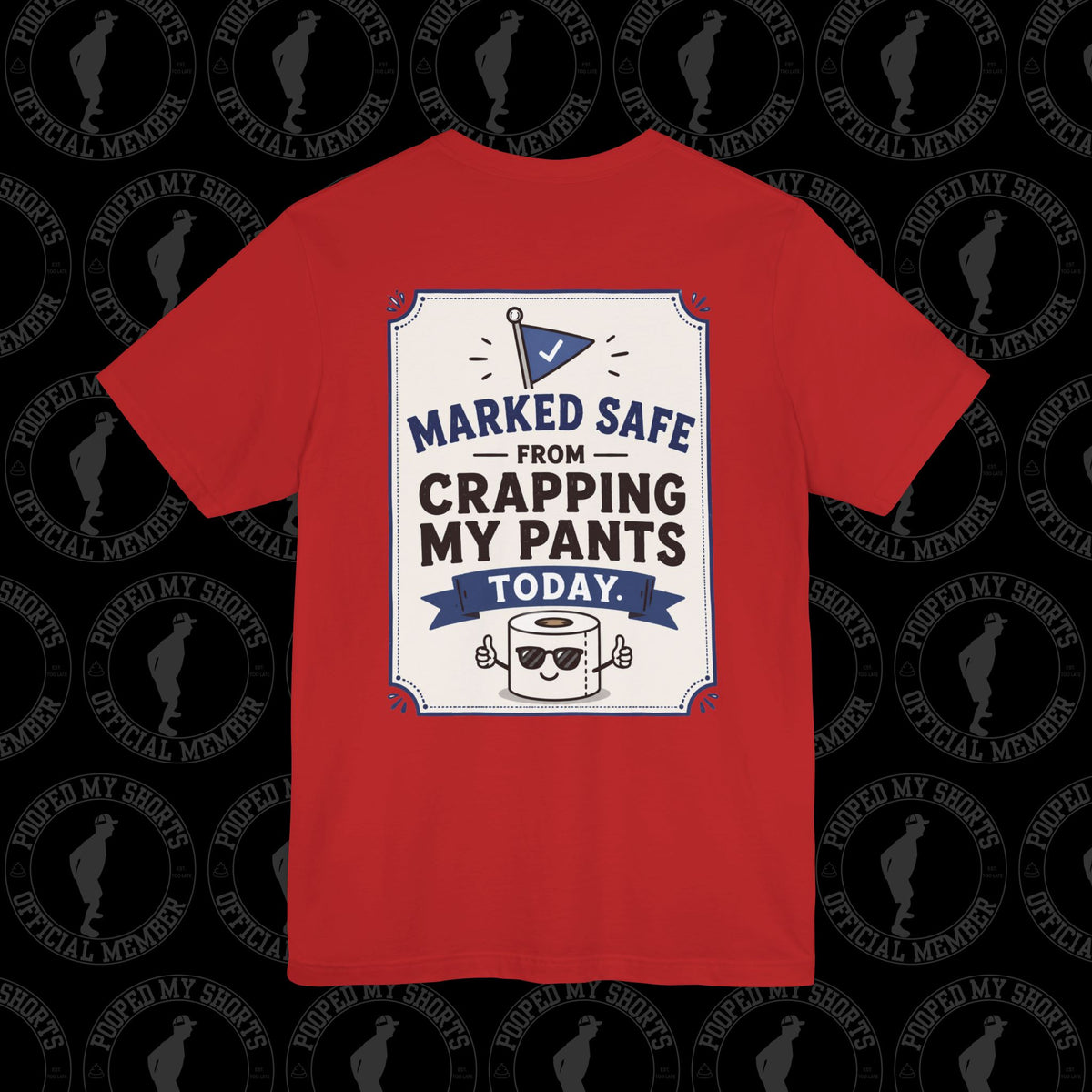 Red graphic T-shirt