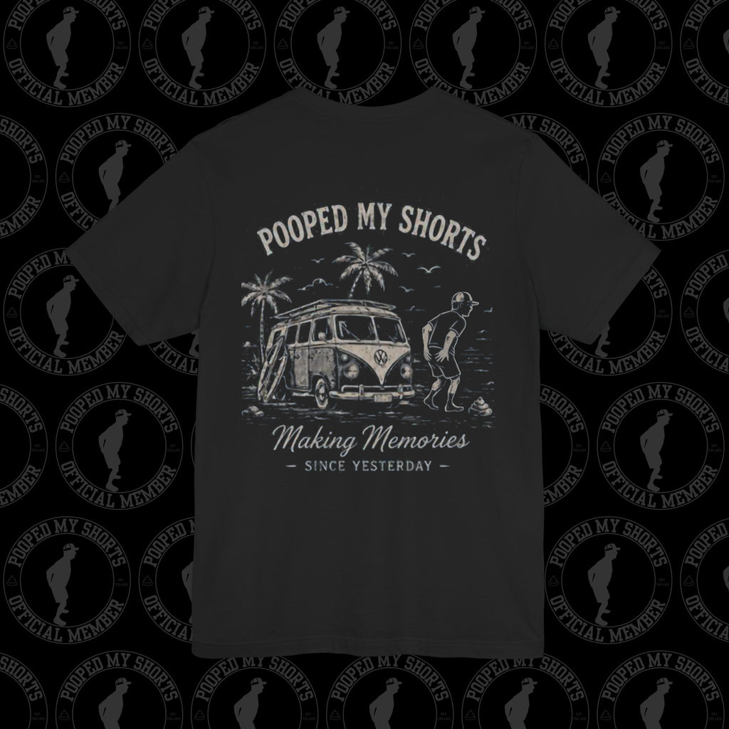 Black graphic T-shirt