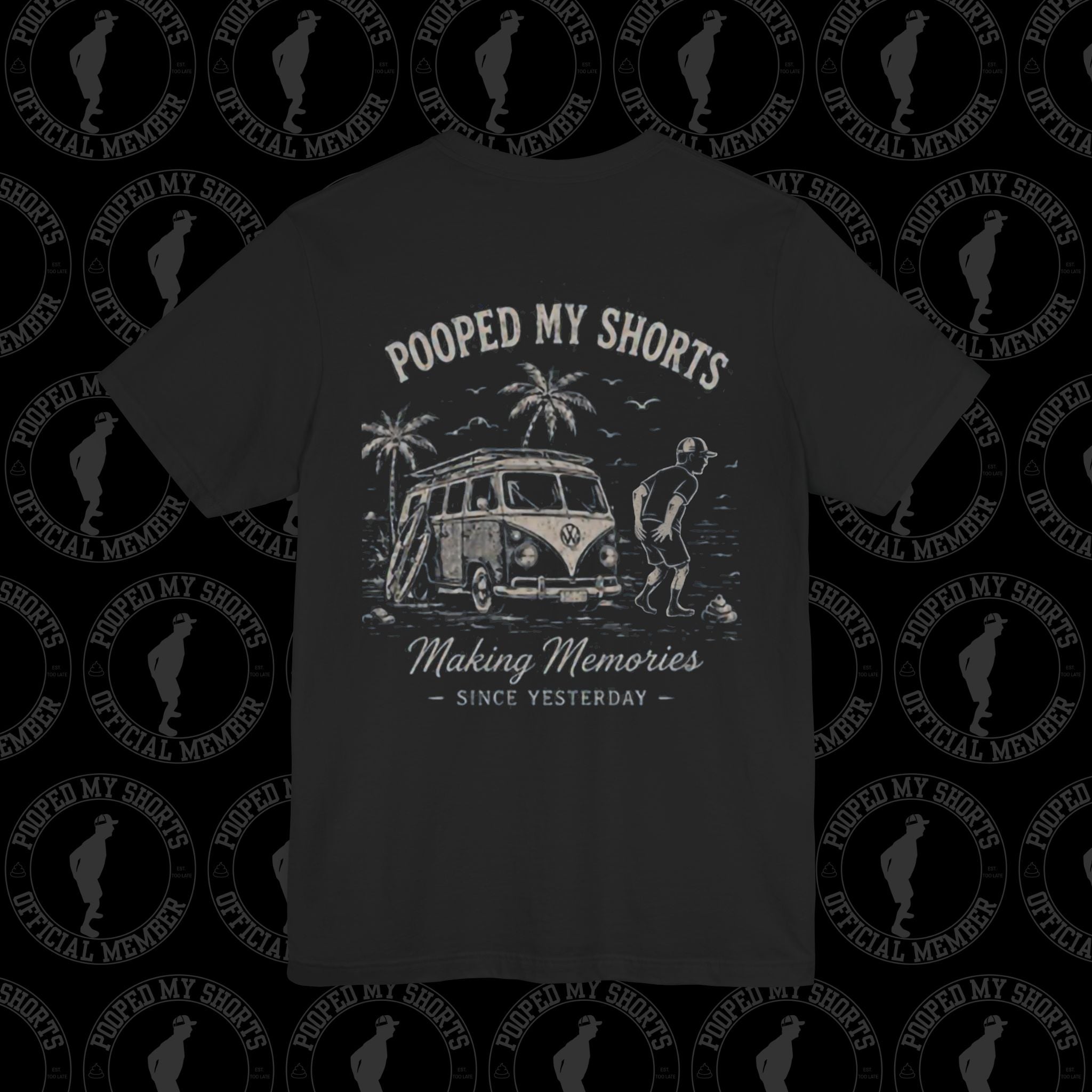 Black graphic T-shirt