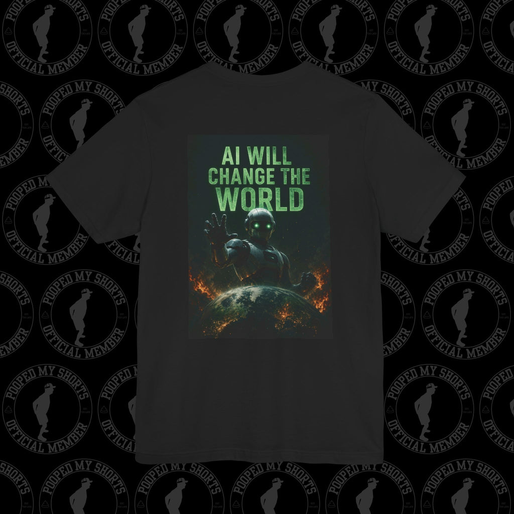 Black graphic T-shirt