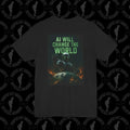 Black graphic T-shirt