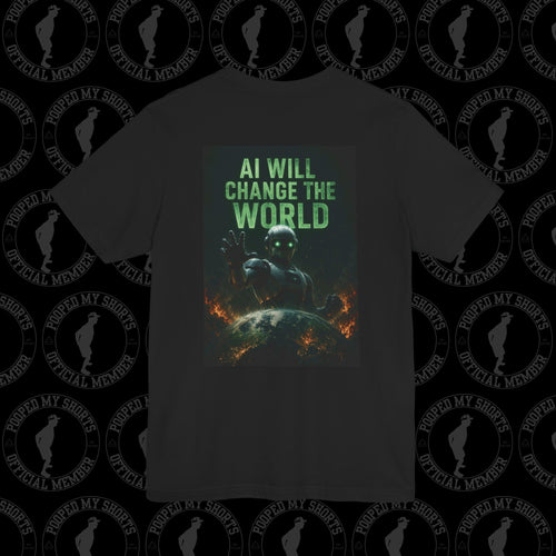 Black graphic T-shirt