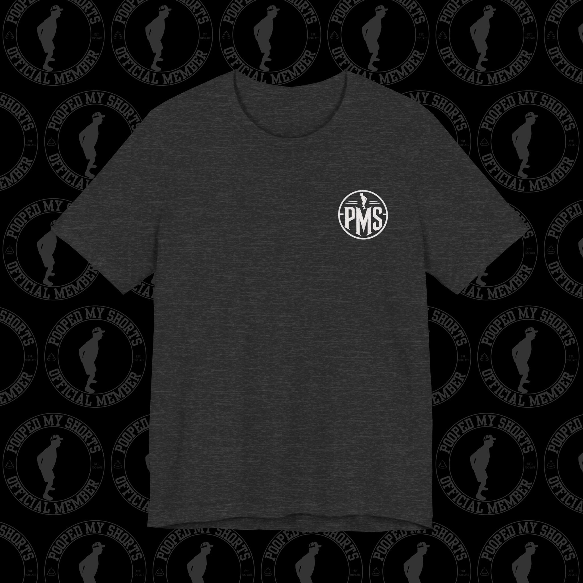 Dark Grey Heather graphic T-shirt