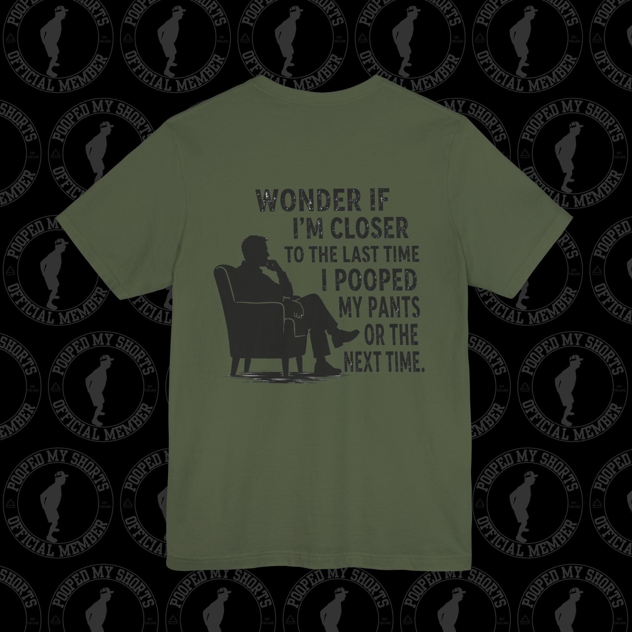 Military Green graphic T-shirt