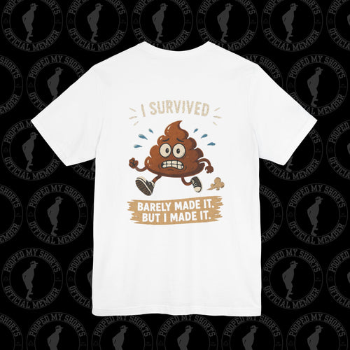 White graphic T-shirt