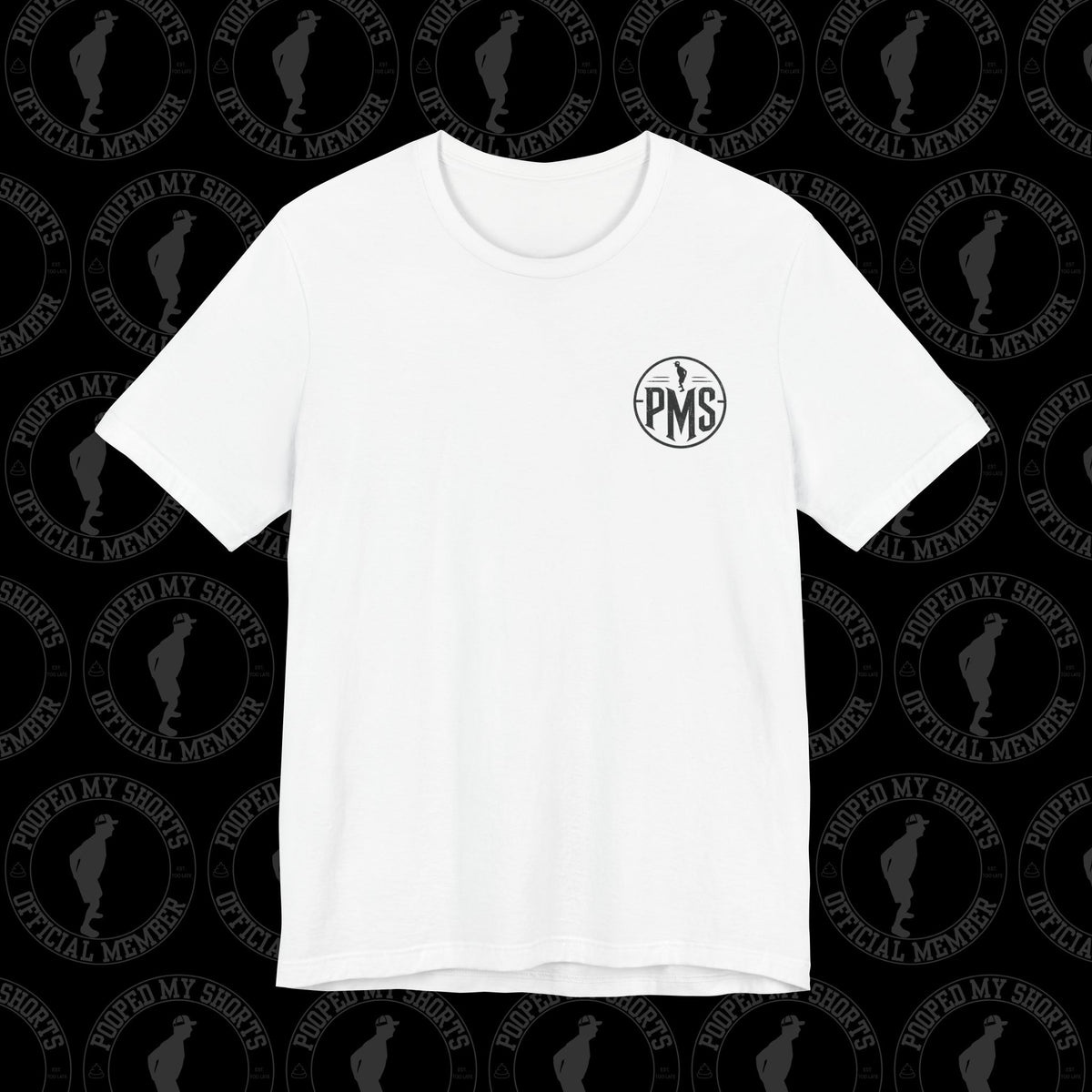White graphic T-shirt
