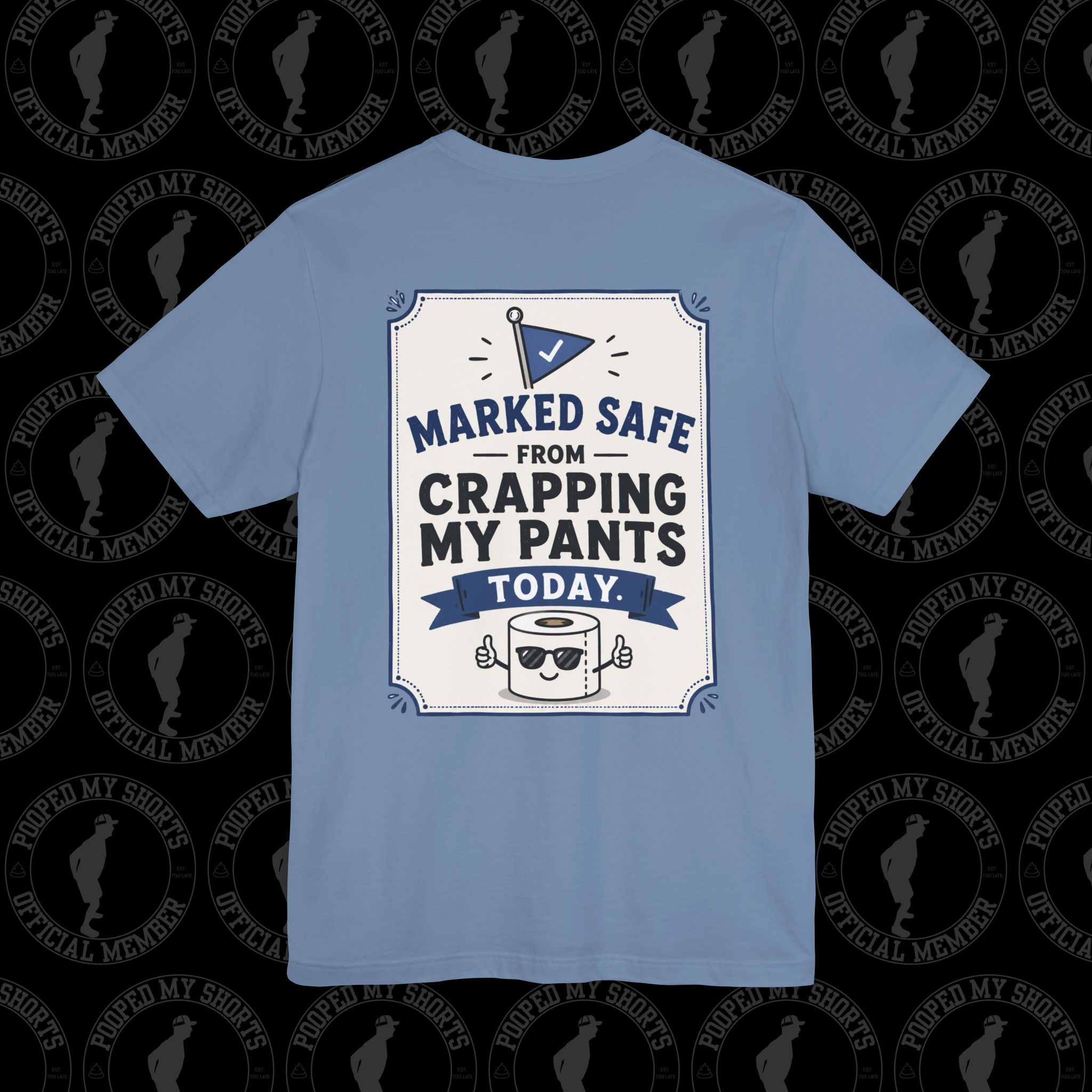 Steel Blue graphic T-shirt