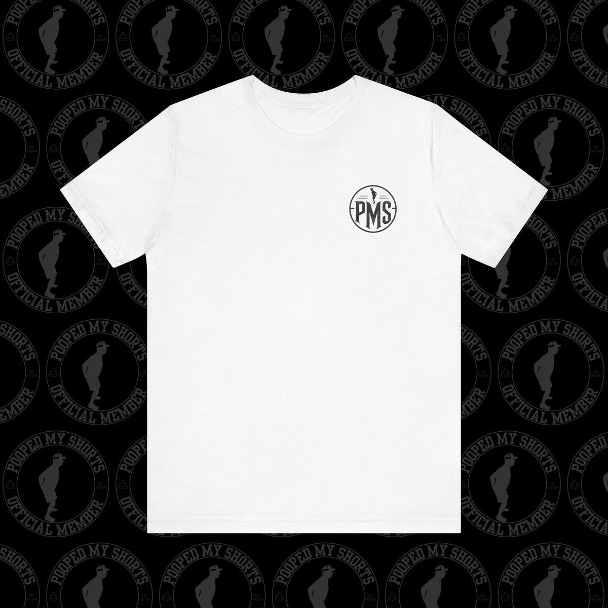 White graphic T-shirt