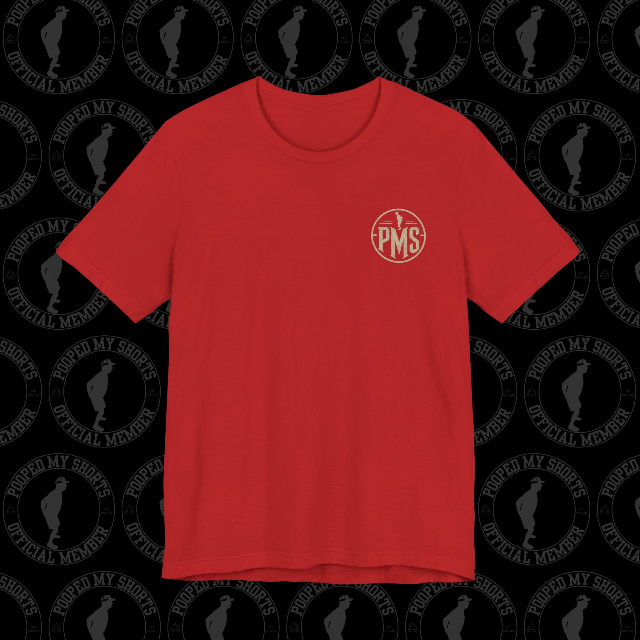 Red graphic T-shirt