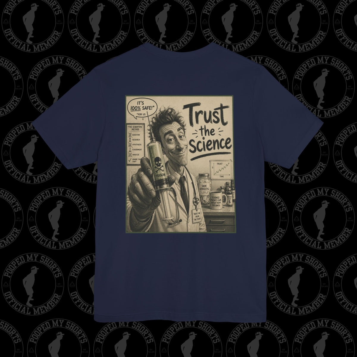Navy graphic T-shirt