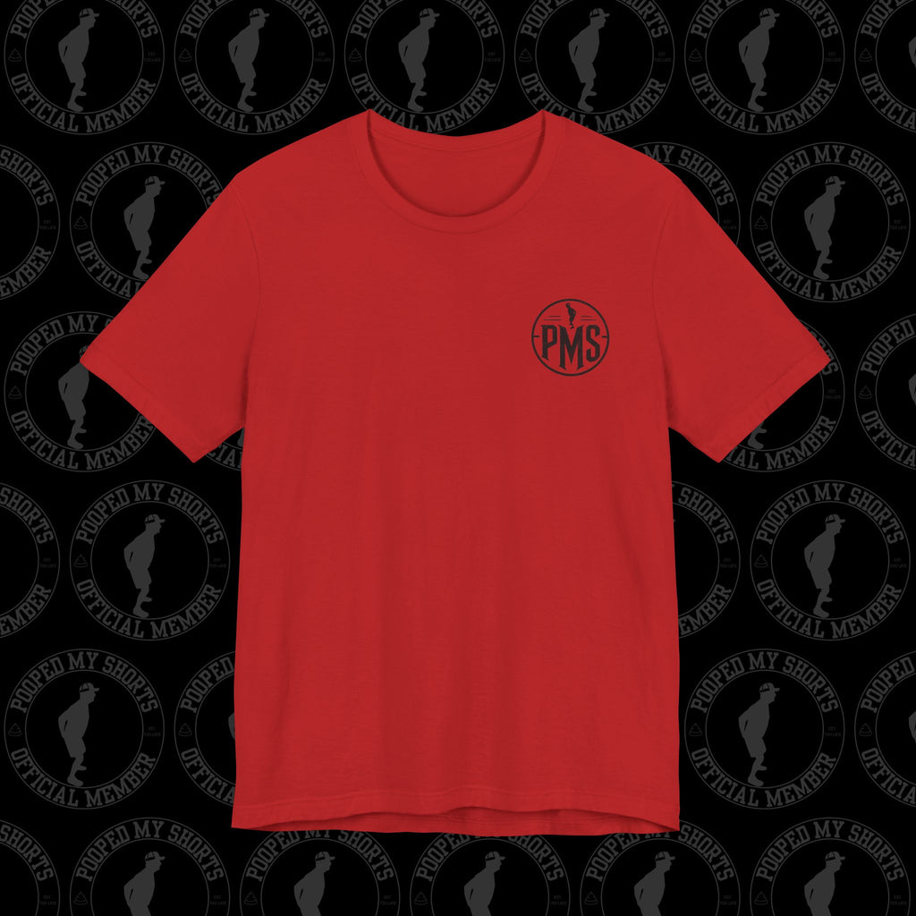 Red graphic T-shirt