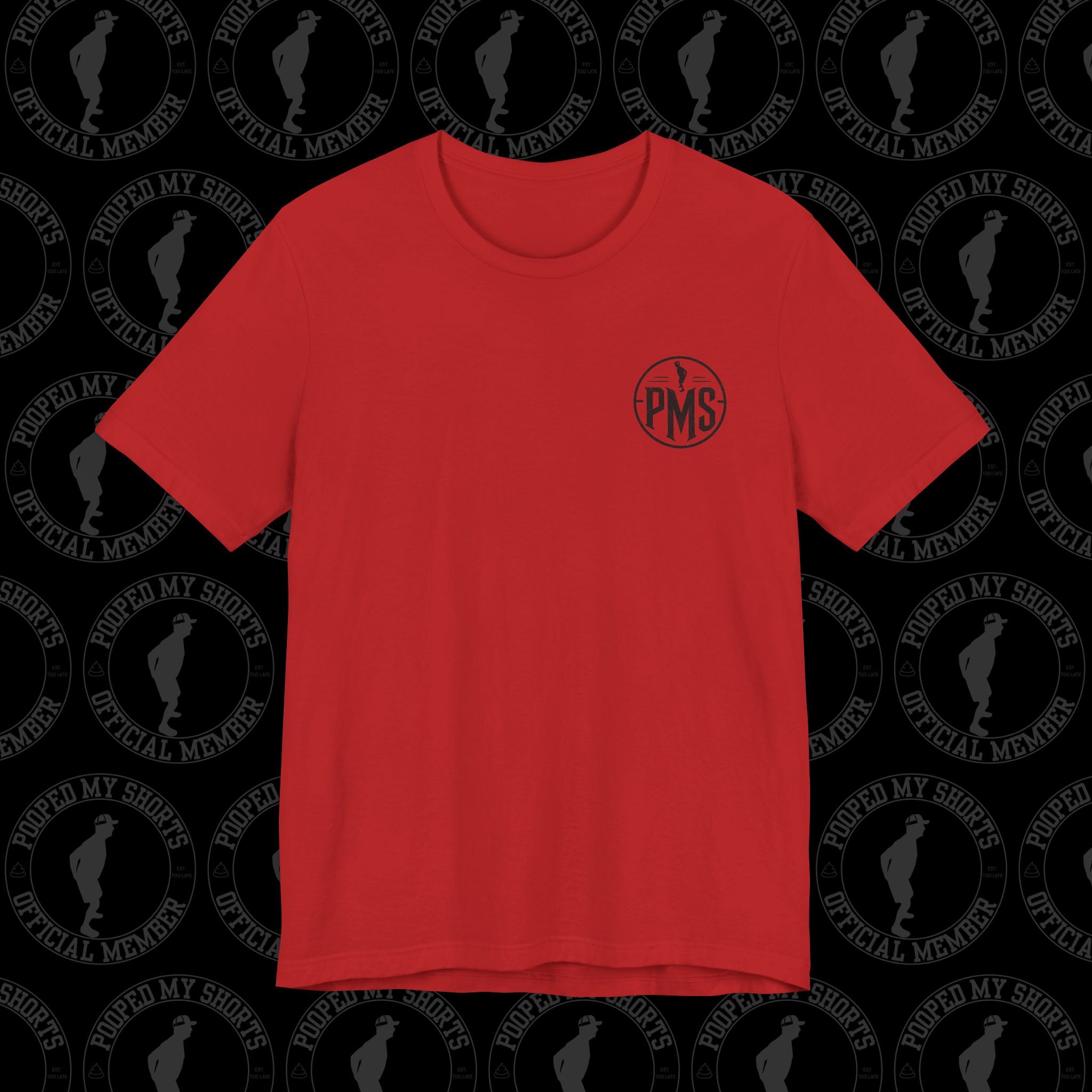 Red graphic T-shirt