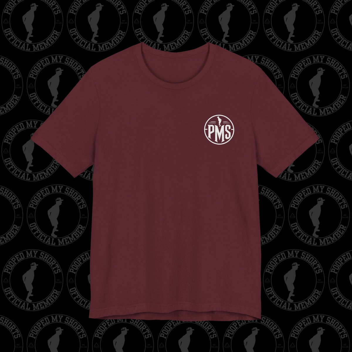 Maroon graphic T-shirt