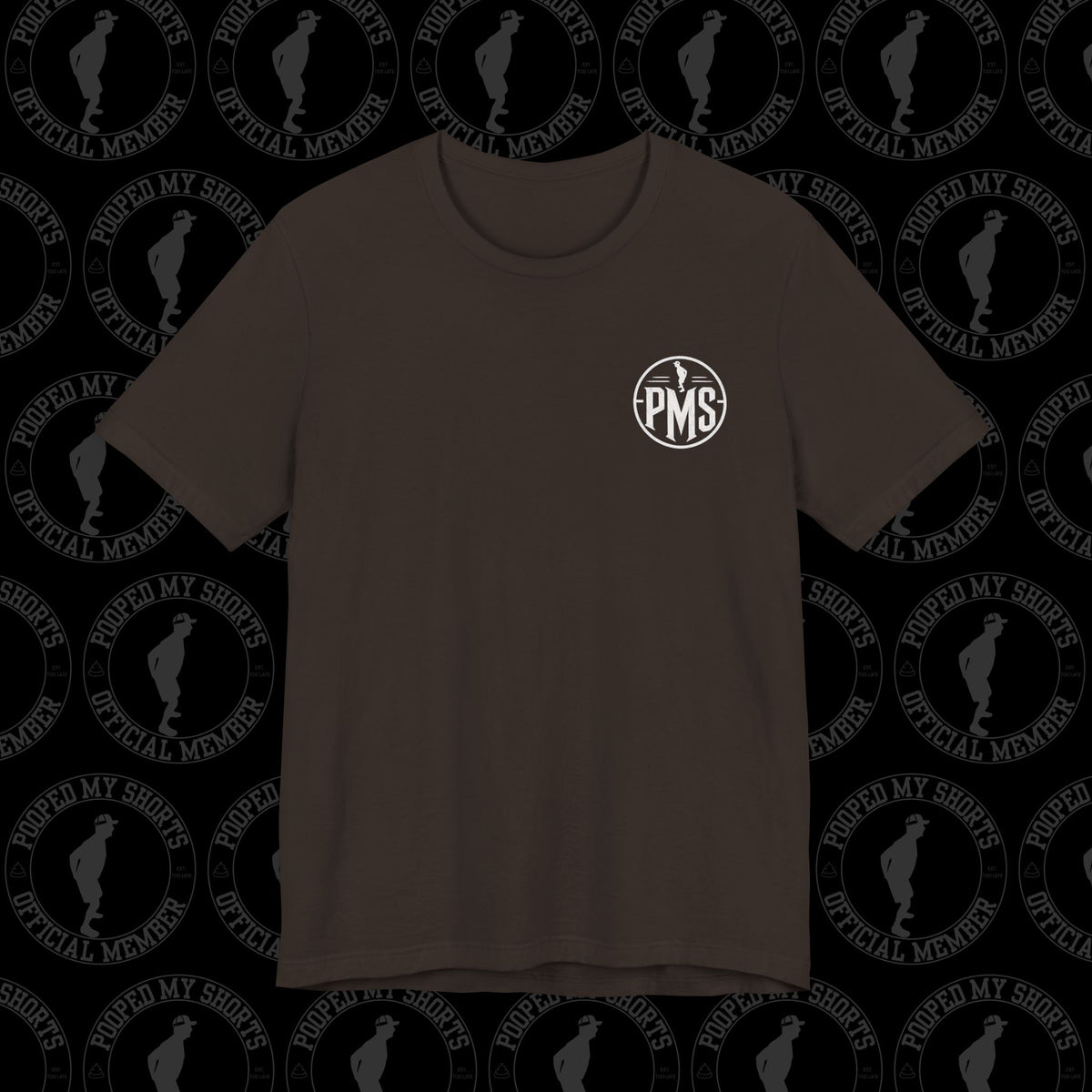 Brown graphic T-shirt