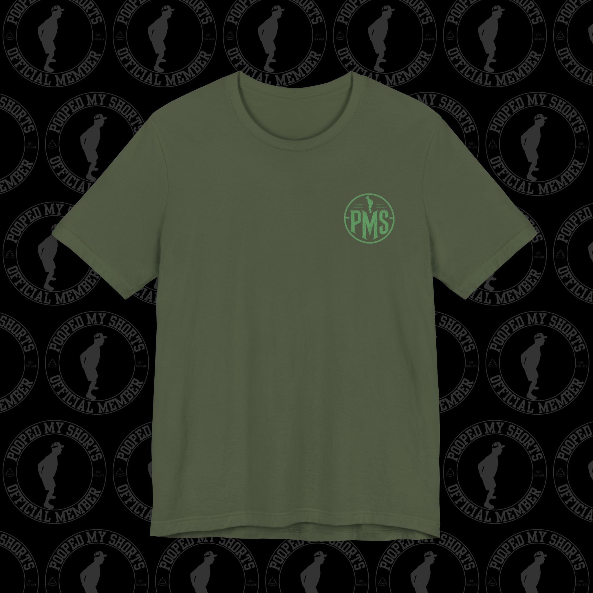 Military Green graphic T-shirt