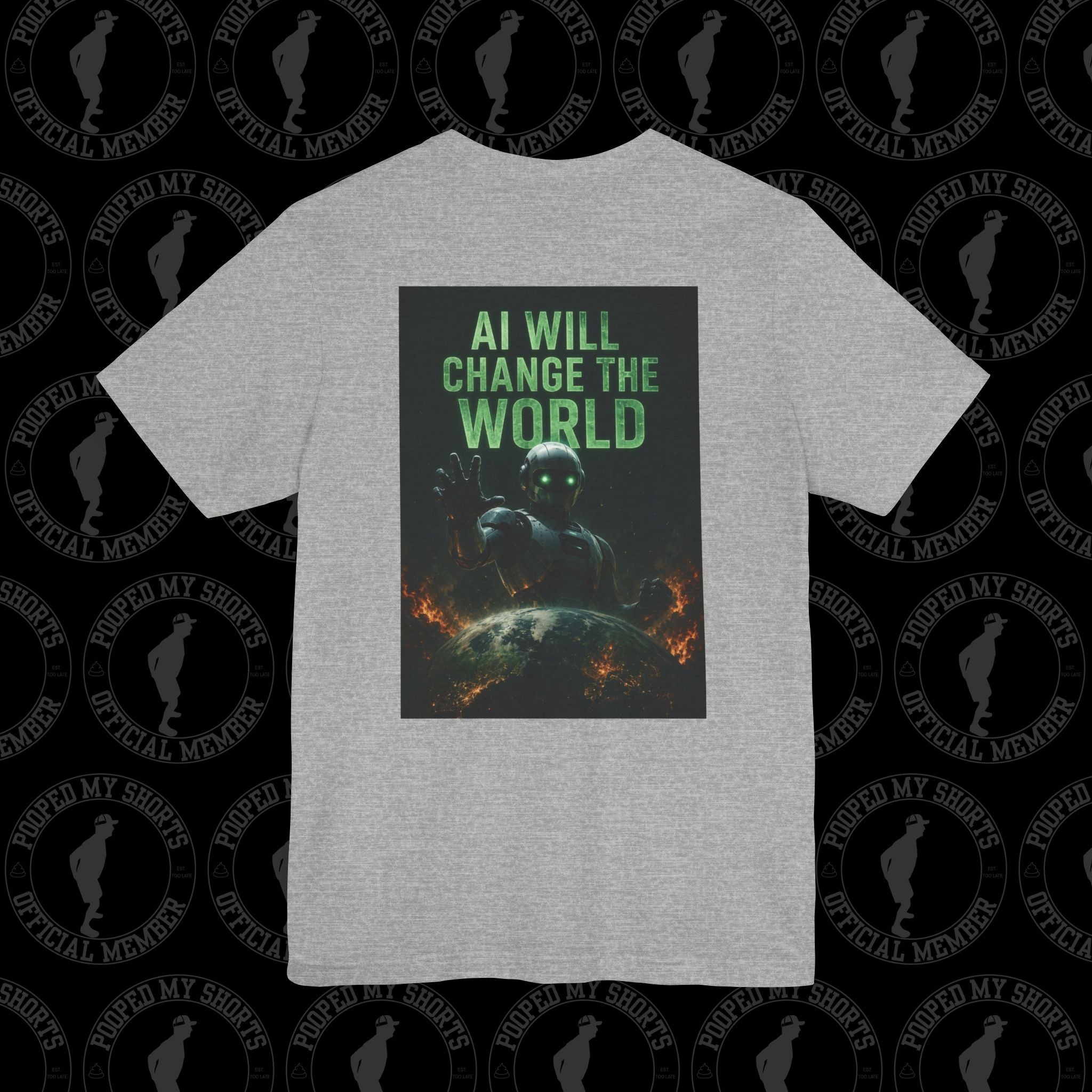 athletic Heather graphic T-shirt