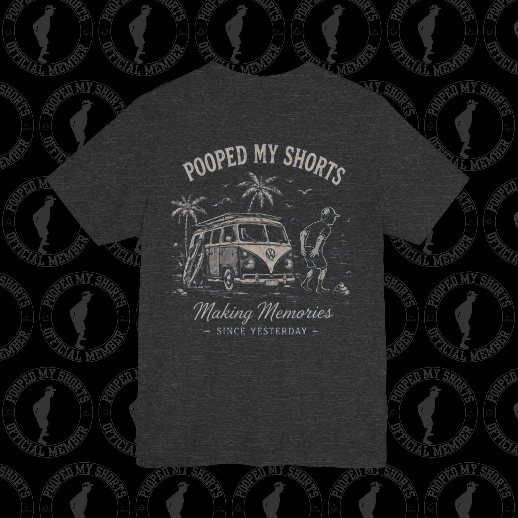 Dark Grey Heather graphic T-shirt