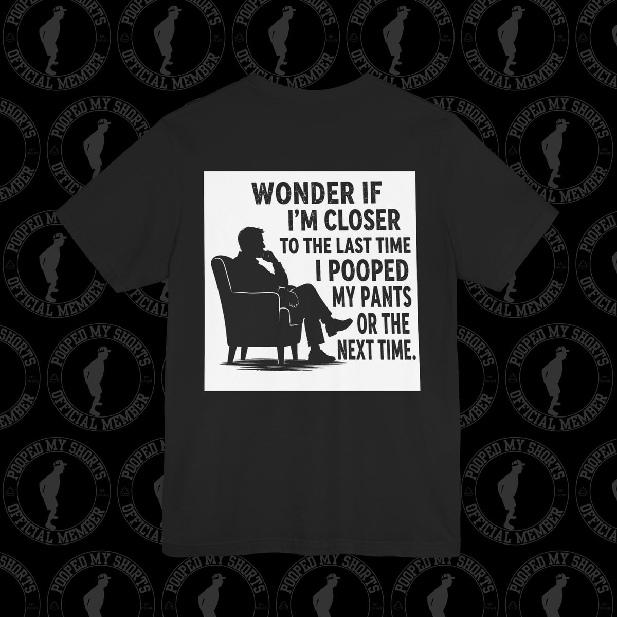 Black graphic T-shirt