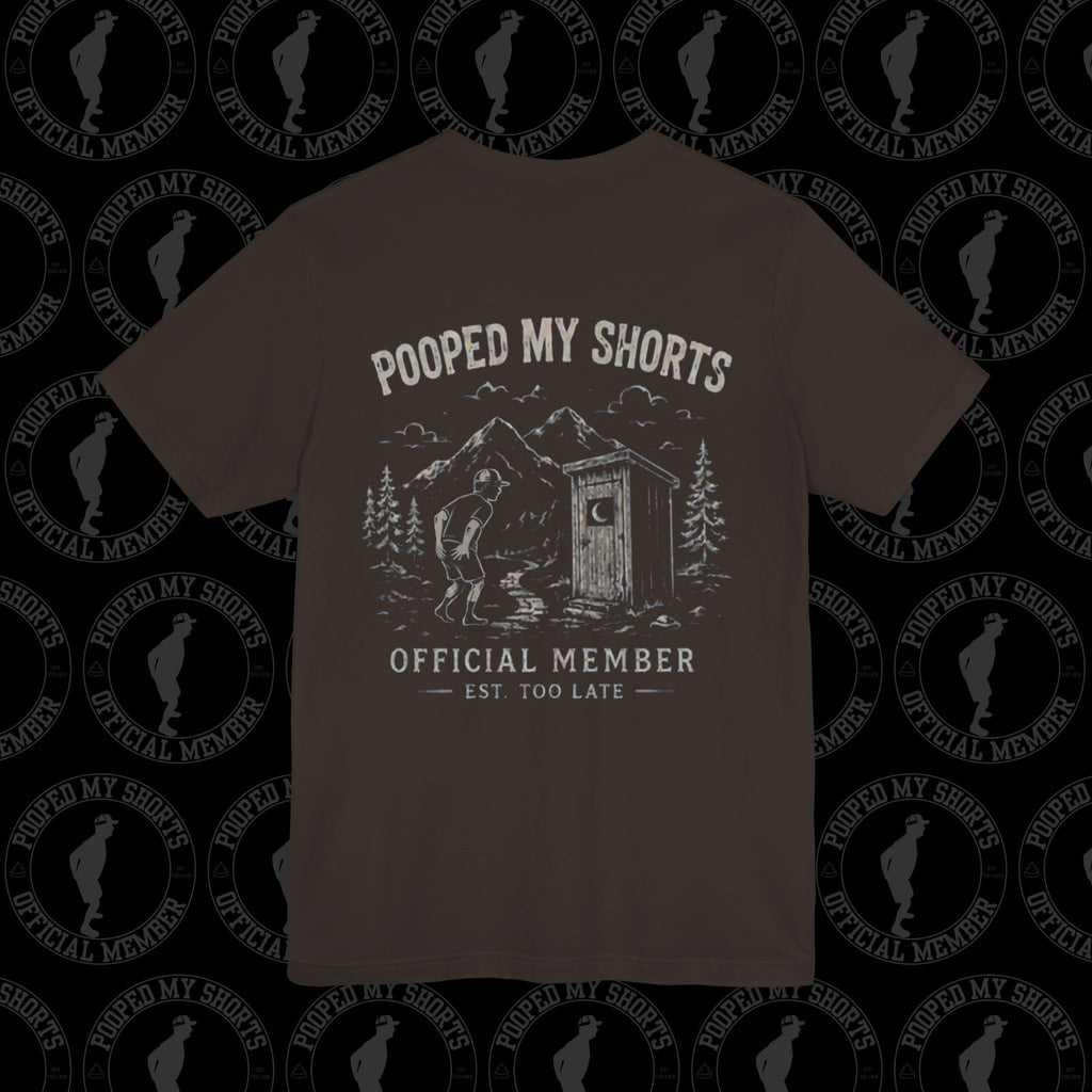Brown graphic T-shirt