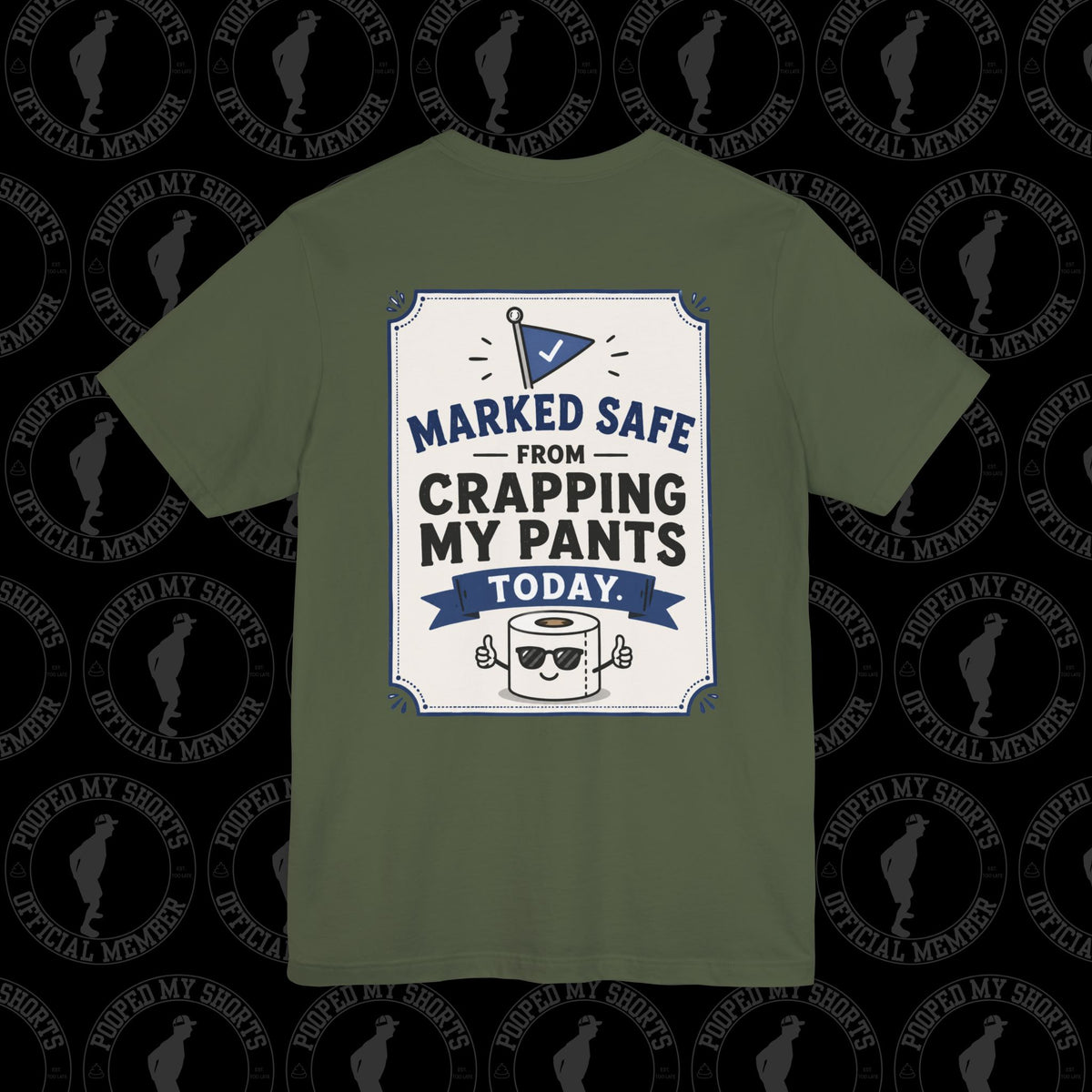 Military Green graphic T-shirt