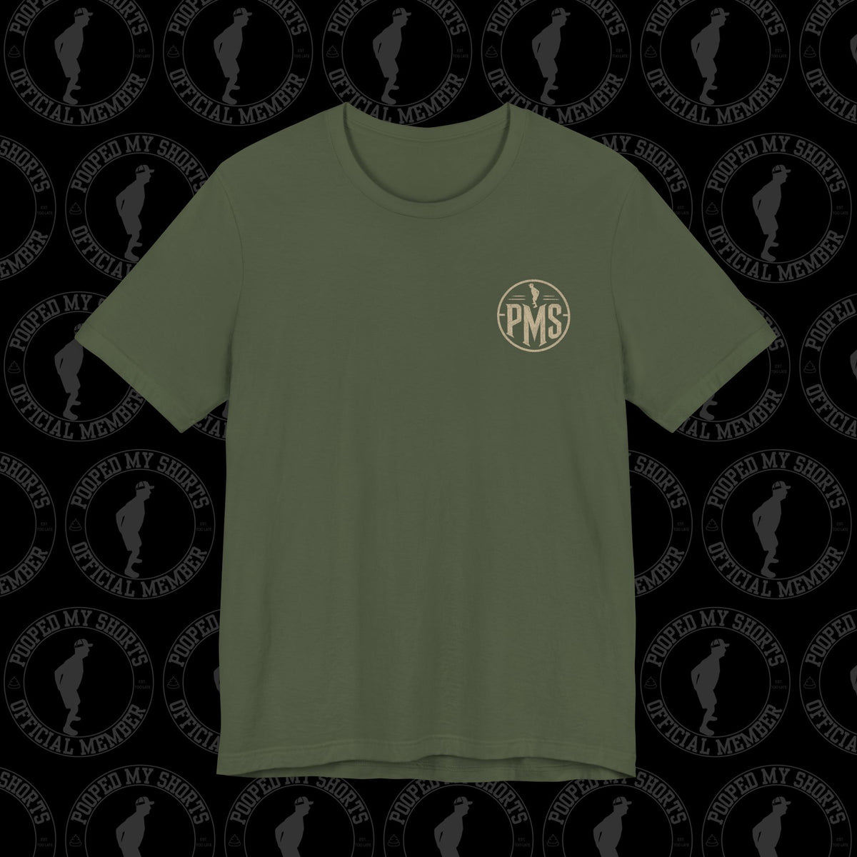 Military Green graphic T-shirt