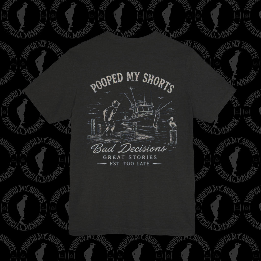 Funny Pooping Pants on the Way to the Boat T-Shirt – Boating Bathroom Emergency Shirt