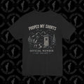 Black graphic T-shirt