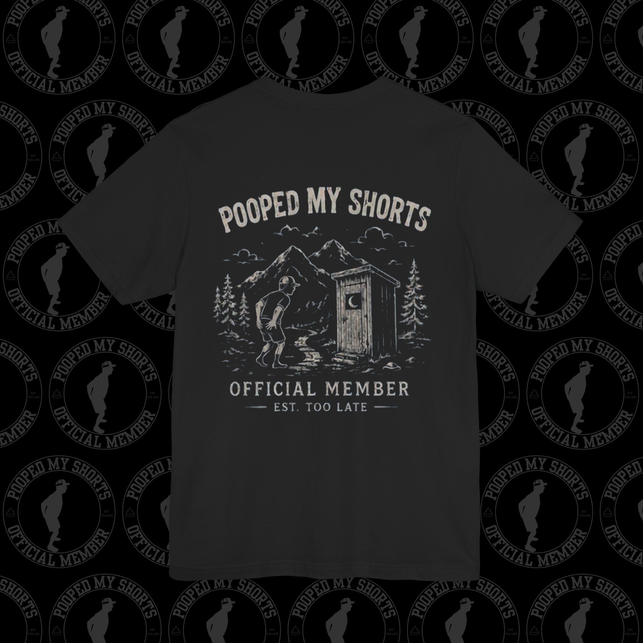 Black graphic T-shirt