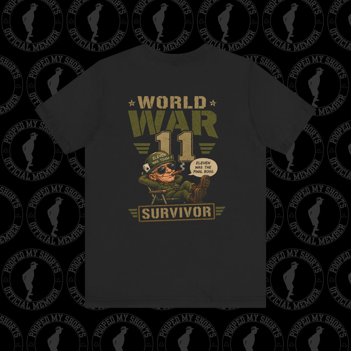 Black graphic T-shirt
