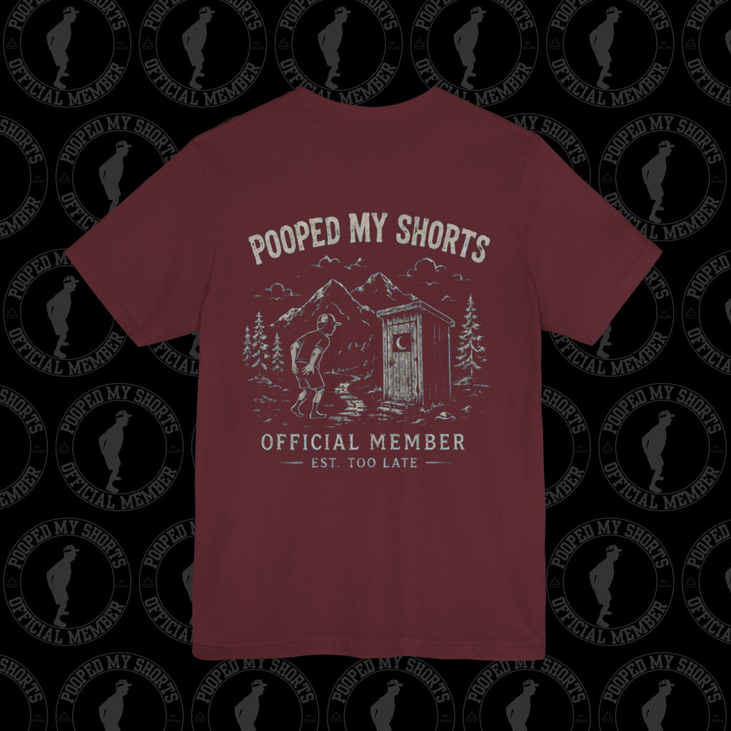 Maroon graphic T-shirt