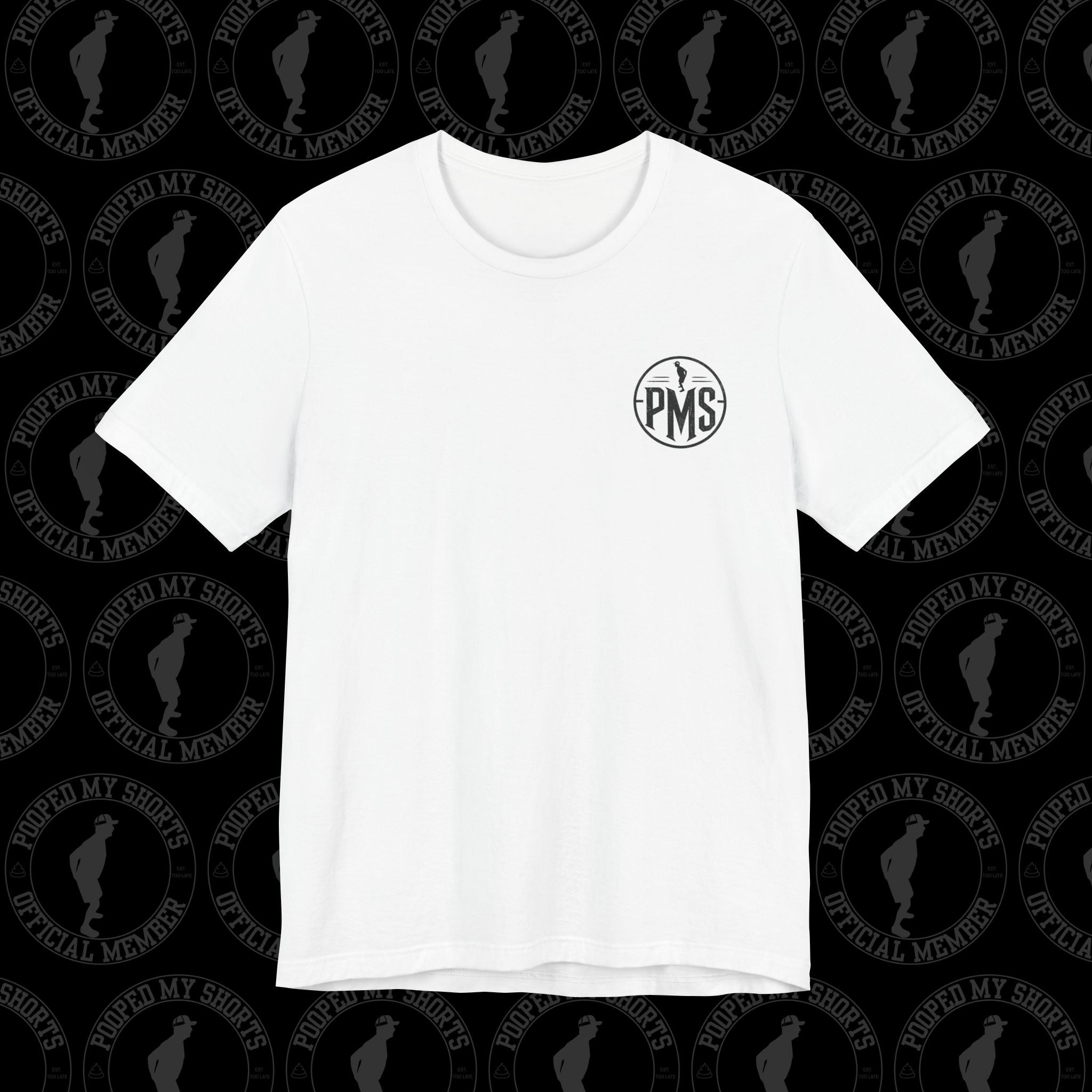 White graphic T-shirt