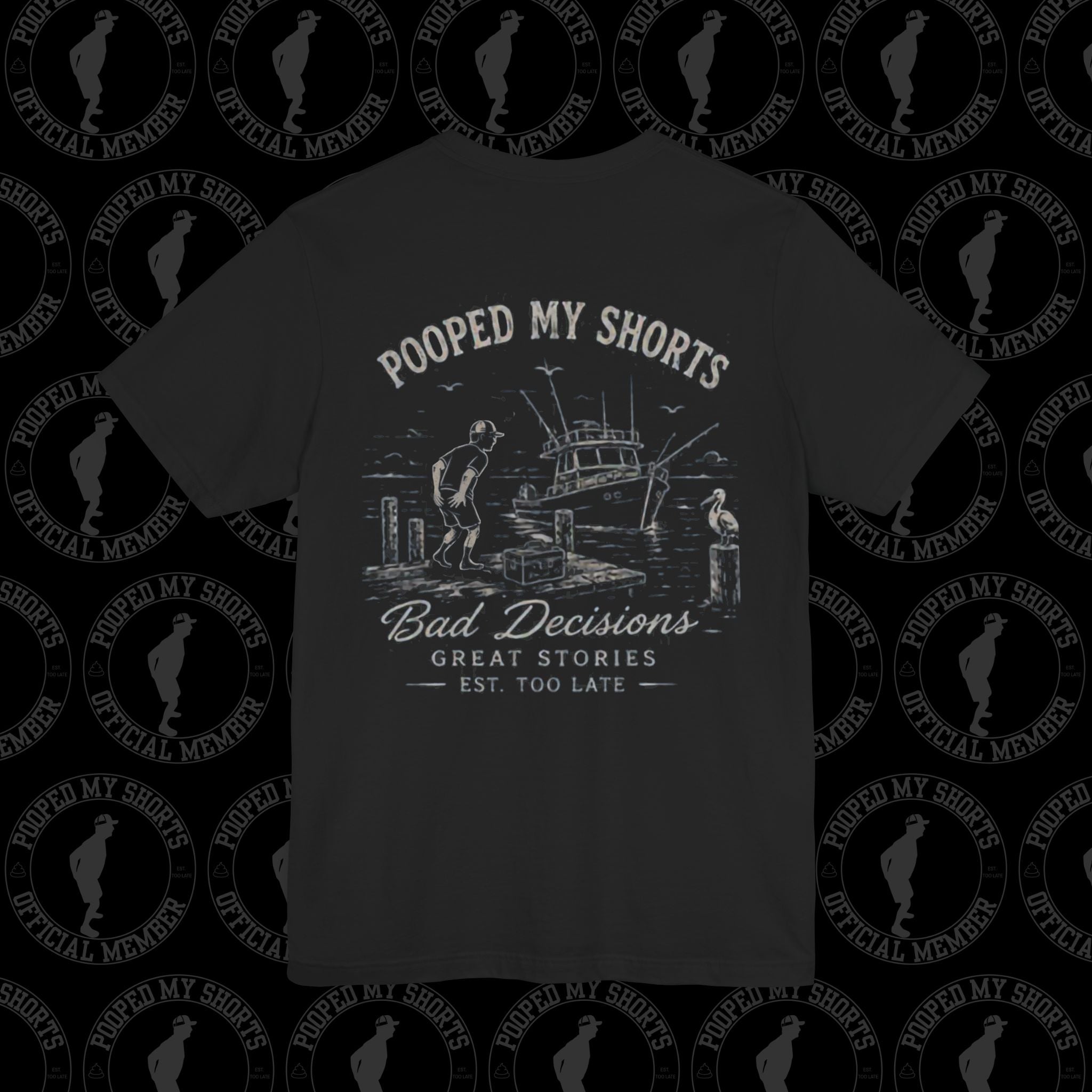 Black graphic T-shirt